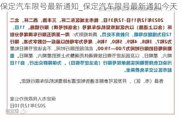 保定限号最新详解及详细步骤指南